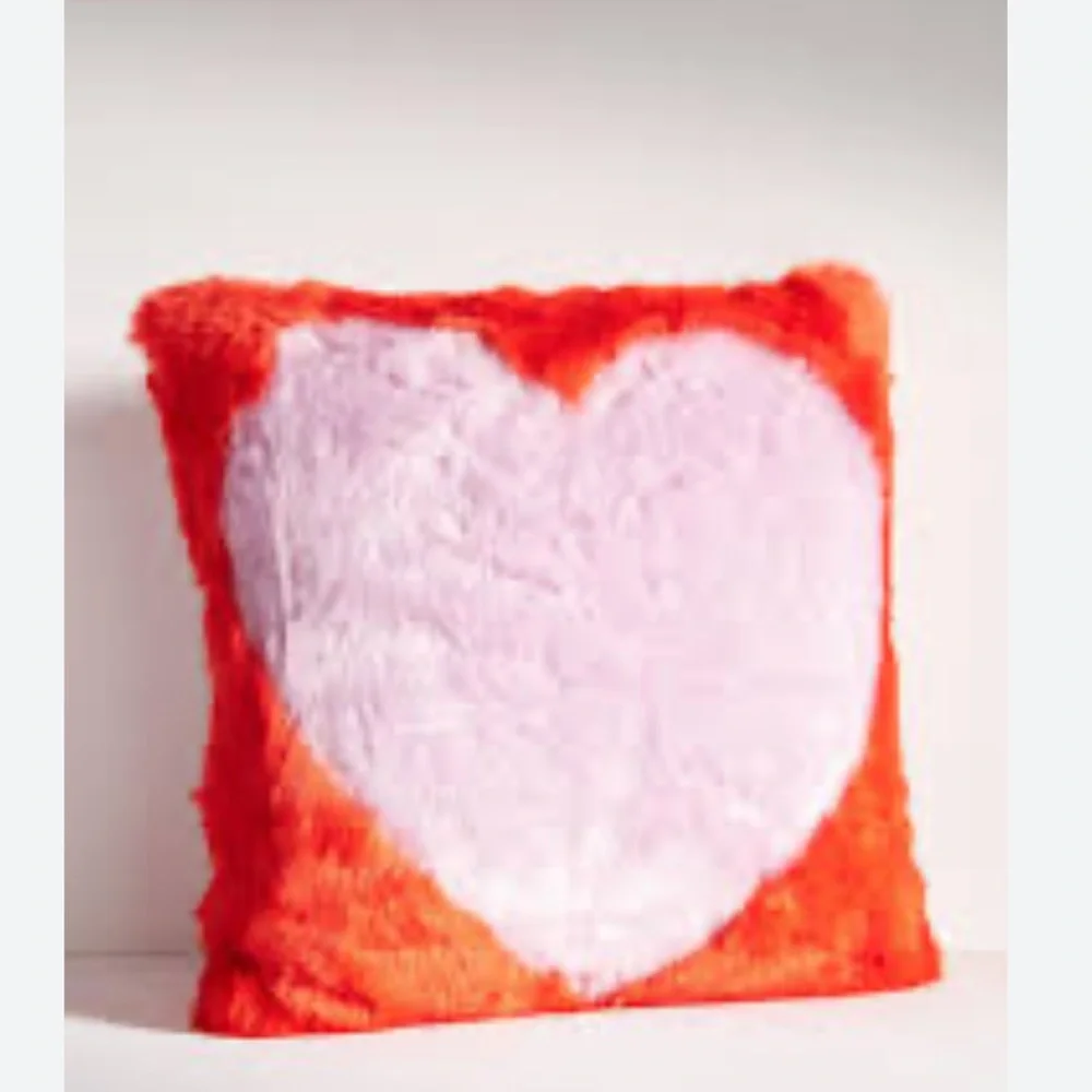 Anthropologie’s Faux Fur Heart Pillow